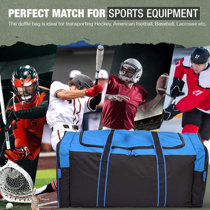 VortexFit Pro-Series Sport Duffel - Heavy Duty & Water Resistant