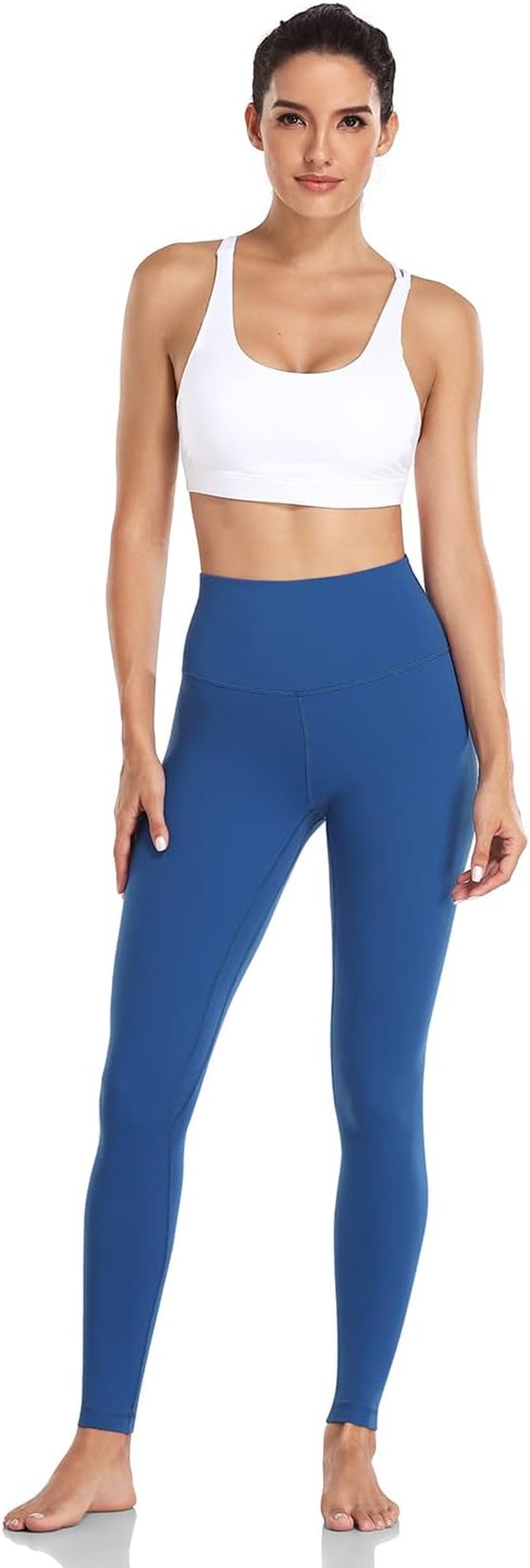 VortexFit Essential High-Waisted Leggings - 28" Yoga & Fitness Edition